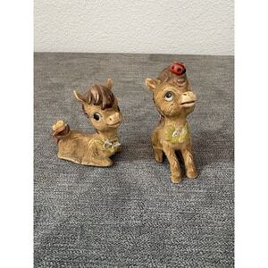 Vintage Kelvin The Corral Pancho The Burro Donkey 3 1/2" Figurine ( C- 796 ) X2